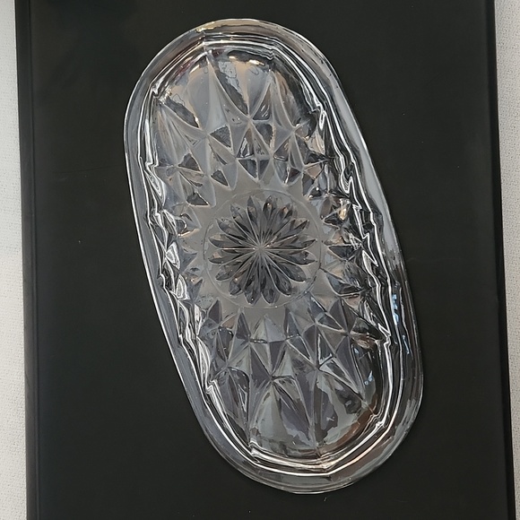 Vintage Fostoria American Relish Tray with Butter Dish - Picture 12 of 16